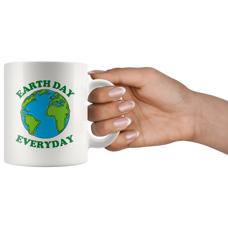 Earth Day Every Day Coffee Mug - 11 & 15 Oz