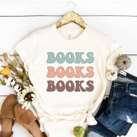 Books Books Books Cotton T-shirt