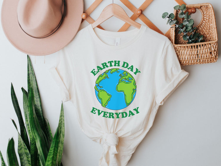 Earth Day Every Day Cotton T-shirt - Unisex Fit
