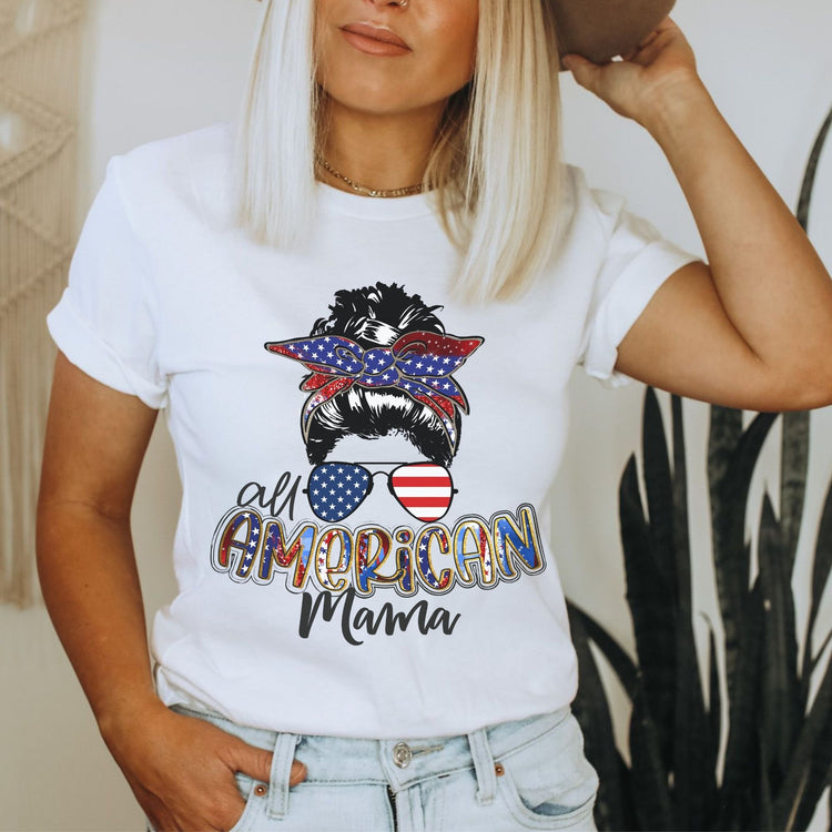 All American Mama Graphic Tee - Unisex Fit
