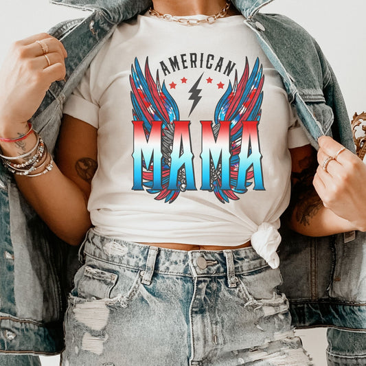 American Mama Graphic T-shirt