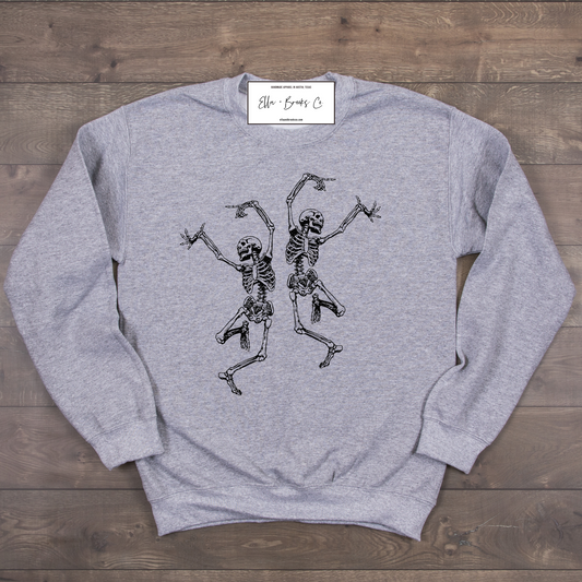 Dancing Skeletons Unisex Graphic Sweatshirt