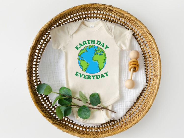 Earth Day Every Day Unisex Baby Bodysuit