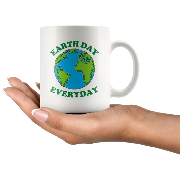 Earth Day Every Day Coffee Mug - 11 & 15 Oz