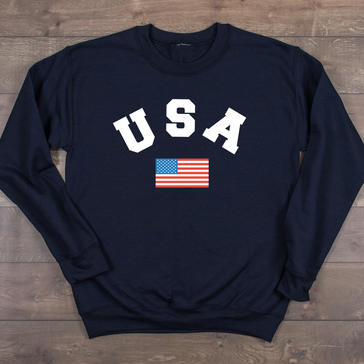 USA Cotton Blend Unisex Sweatshirt